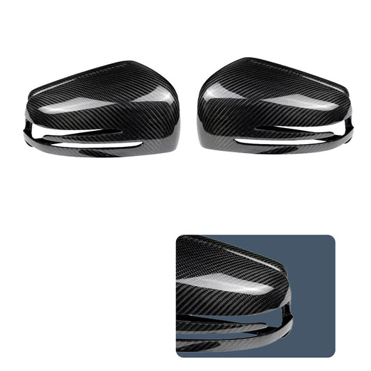 ya 1 8.5.3 for W204 C63 AMG Coupe 507 Real Carbon Fiber Side Mirror Cap