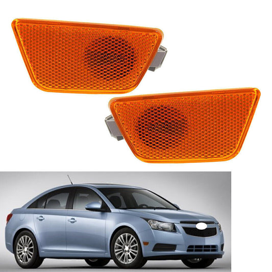 ya 12 5.22.2 For 2011-2015 2012 for Chevrolet for Chevy for Cruze Side Marker Light Turn Signal Lamp 2x