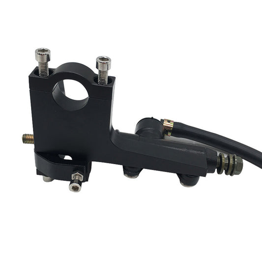 ya 4 6.17.2 7/8'' Motorcycle Clutch Thumb Brake Lever Rear Master Straight Pump Cylinder