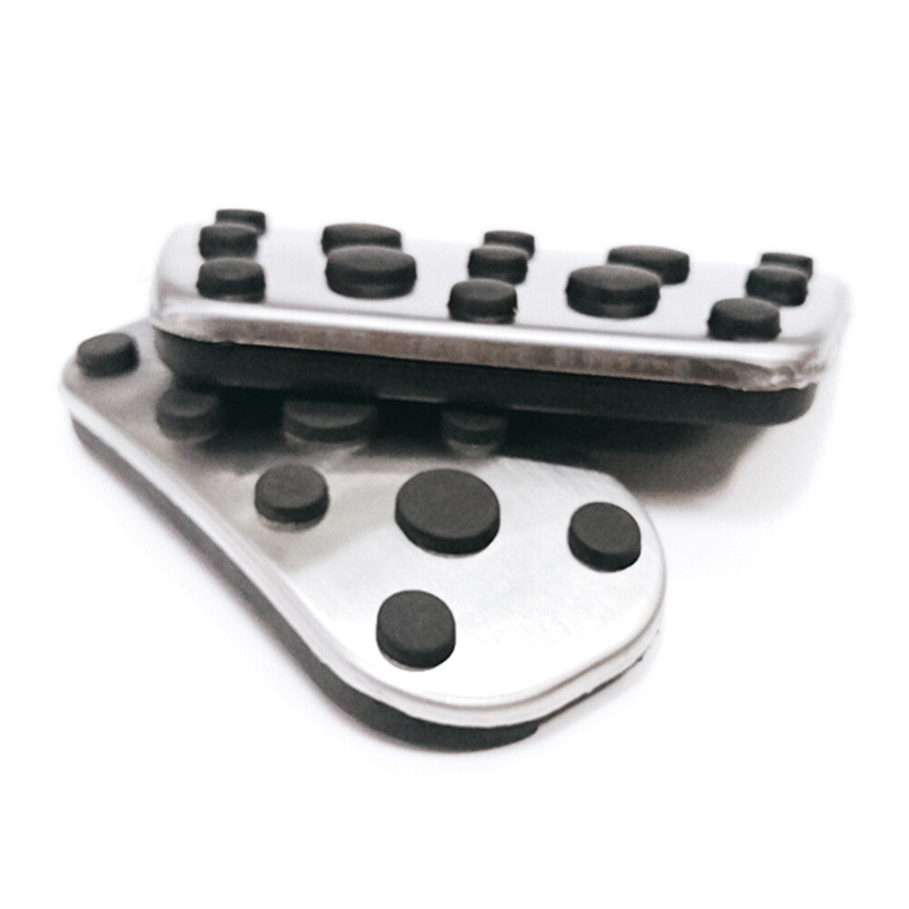 ya 9 6.5.2 Stainless Steel Brake Gas Pedals Cover for Toyota for Land Cruiser Prado LC150 10-22