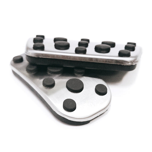 ya 9 6.5.2 Stainless Steel Brake Gas Pedals Cover for Toyota for Land Cruiser Prado LC150 10-22
