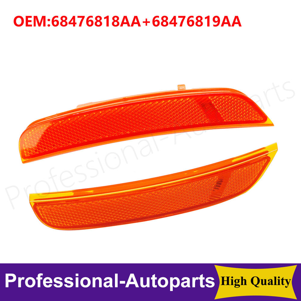 ya 12 5.22.2 1Pair Front Left+Right Bumper Side Marker Light Lamp For 2021-2023 for Dodge Durango