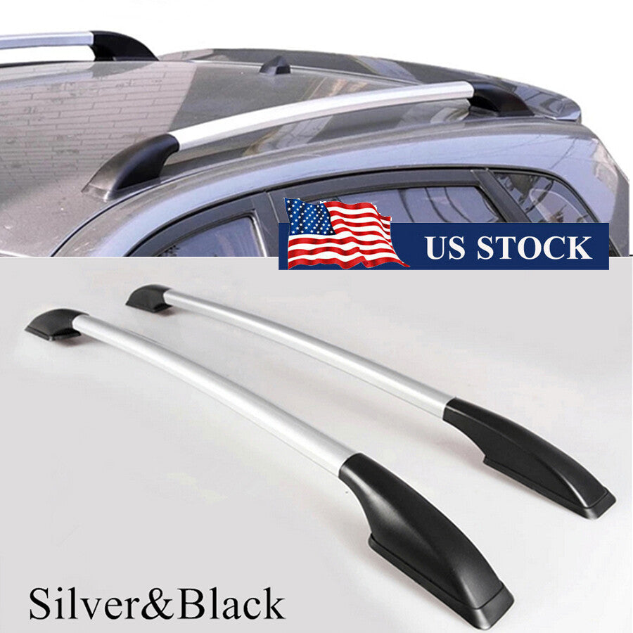 ya 5 8.7 1.3-meter roof luggage rack side rail f for Ram e aluminum black+silver - USA