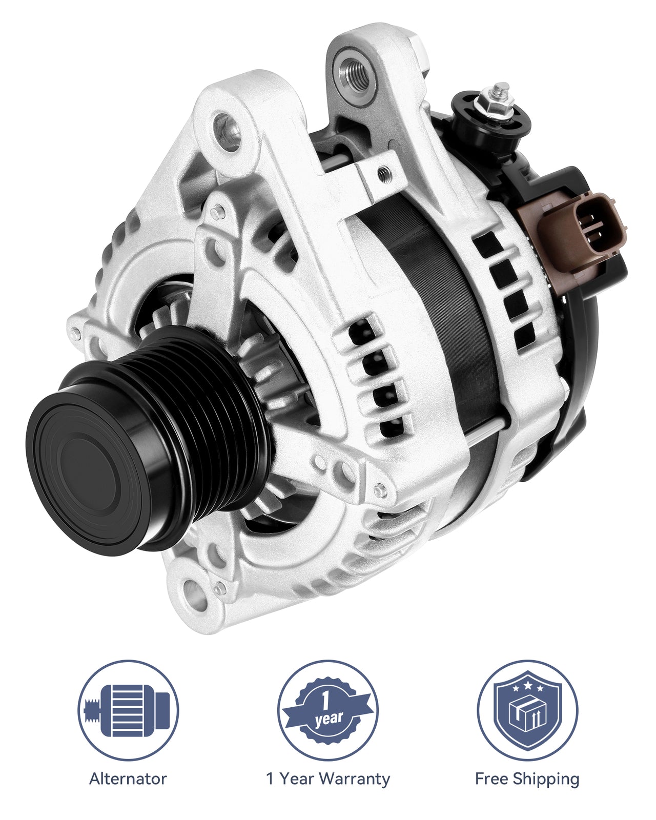 ya 27 7.2 Silver Alternator 104210-2070 Fit for 2007-2016 for Toyota for Camry XLE Sedan 3.5L V6
