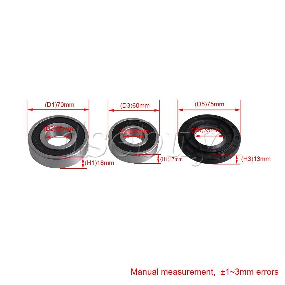 ya 26 6pcs 4036ER2004A 2 Washer Tub ings and 1 Seal Washer Seal Replace 1267489
