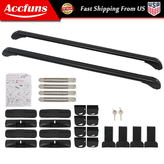 ya 6 6.13.3 Car top luggage box roof rack crossbar bracket adjustable window f for Ram e universal