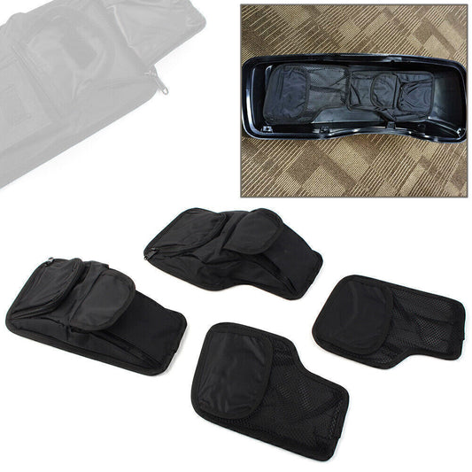 ya 12 5.21 1Set Fit for Harley Electra Glide 1996-UP Tour-Pak Pack Saddlebag Wall Organizer Bag