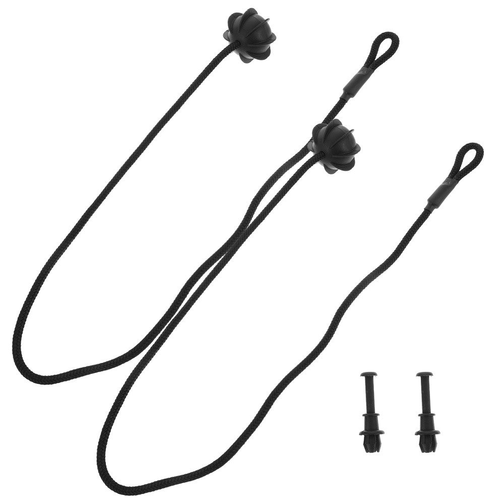 ya 5 8.7 2 Sets Trunk Partition Rope Snap Bungee Cords with Carabiner Hooks Bag Hanger