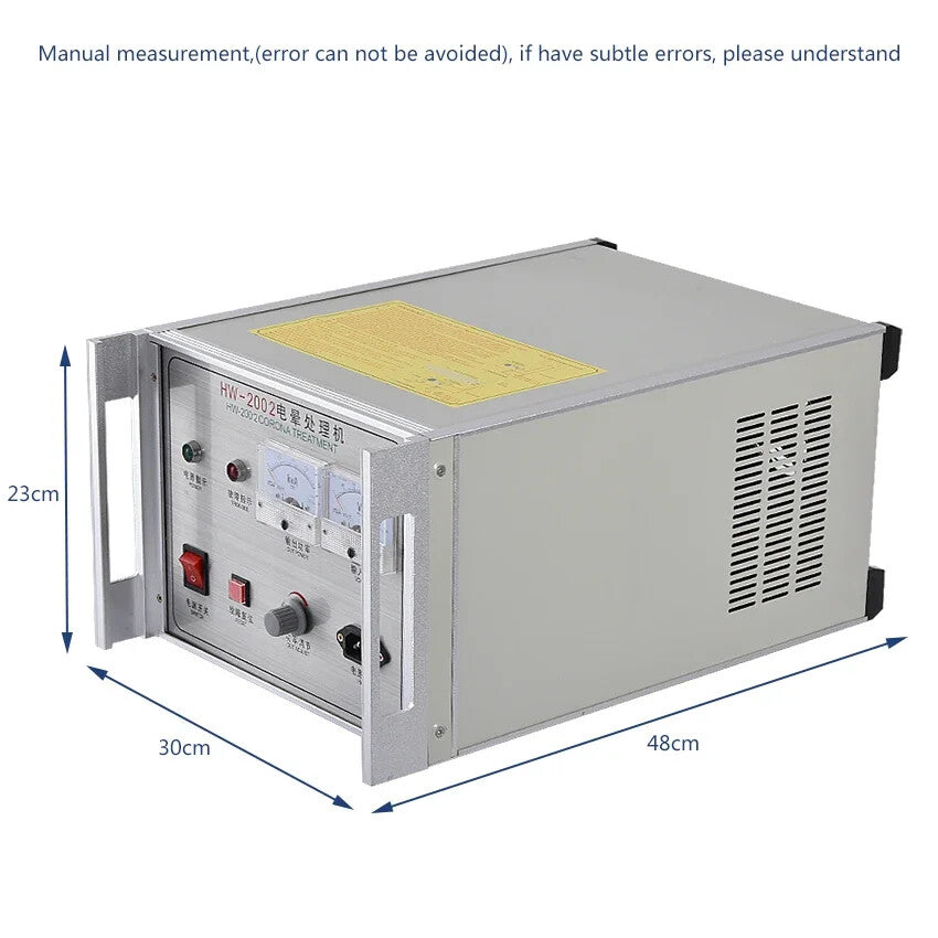 ya 26 HW-2002 Surface Coro Treatment Machine For PP PE PS Film 8-25 Khz Output