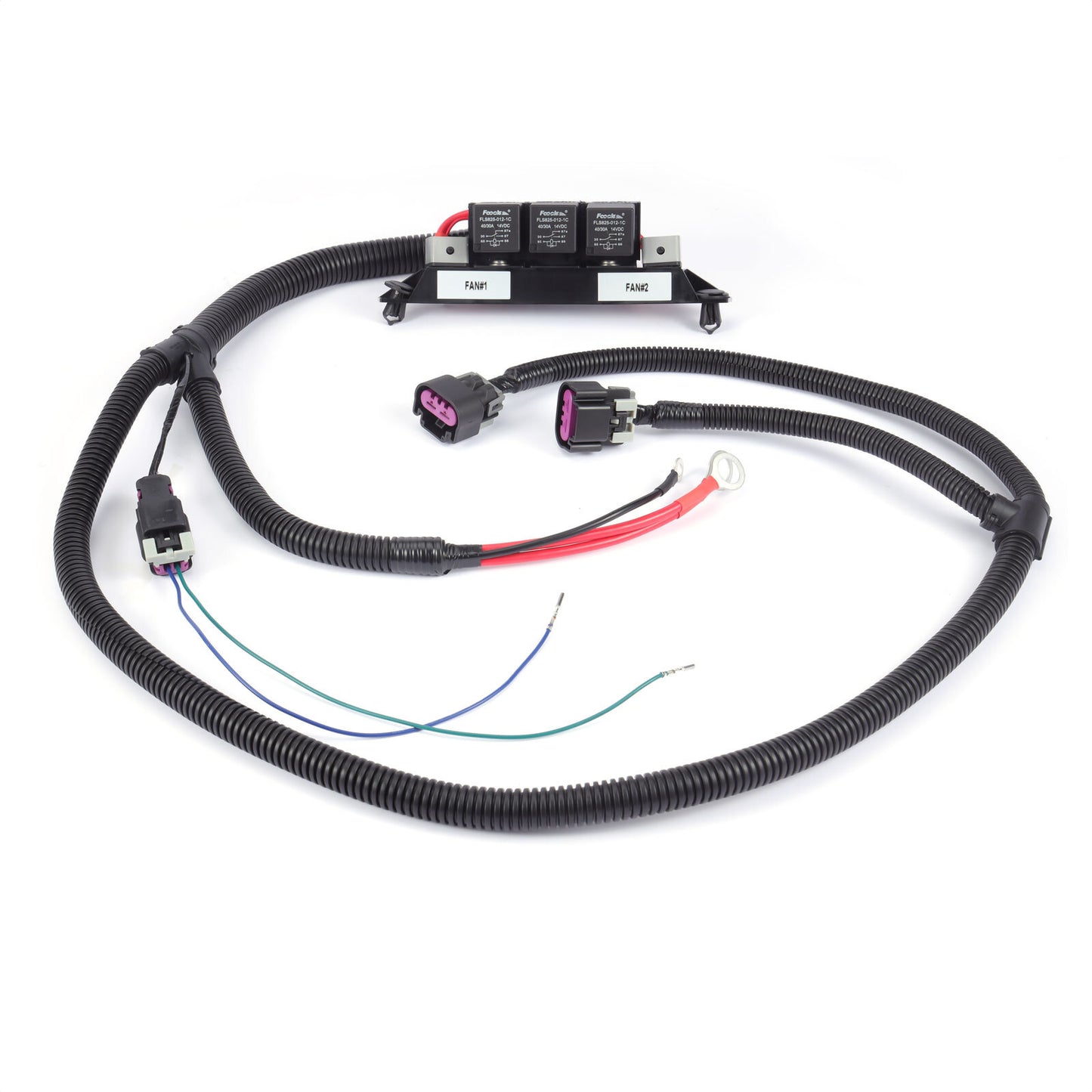 ya 12 5.22.2 Modified independent electric fan wiring harness for Silverado for Sierra Tahoe for Yukon for Chevrolet 