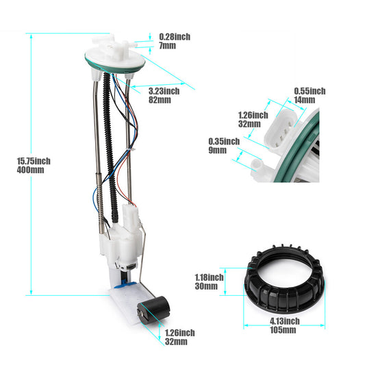 ya 3 6.25.3 709000461 Fuel Pump Assembly For Can-Am for Outlander DPS 450/570 EFI 2016-2020 NEW