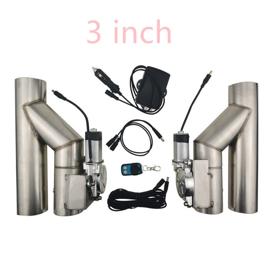 ya 5 6.16.2 3''/3 inch Double Electric Valve Y Pipe Single flap Control Valve Kit