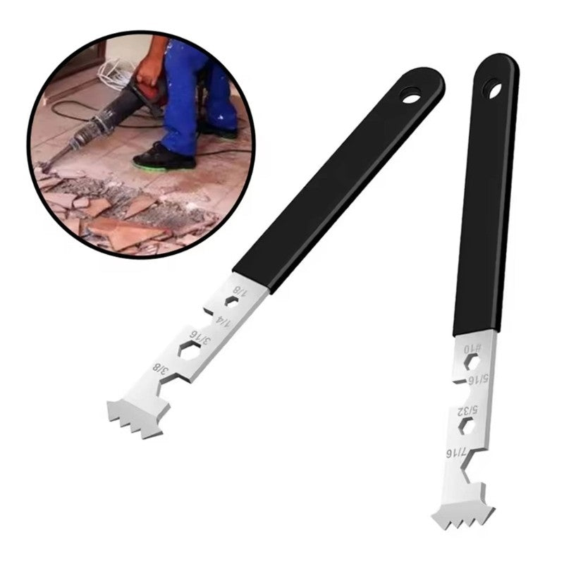 ya 14 2Pcs Paver Removal Tool Set with Hexago l Wrench Steel Paver Extractor Tool