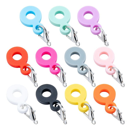 ya 26 11pc Silicone Straw Toppers Set Flexible Drinkware Decorations for Family Office