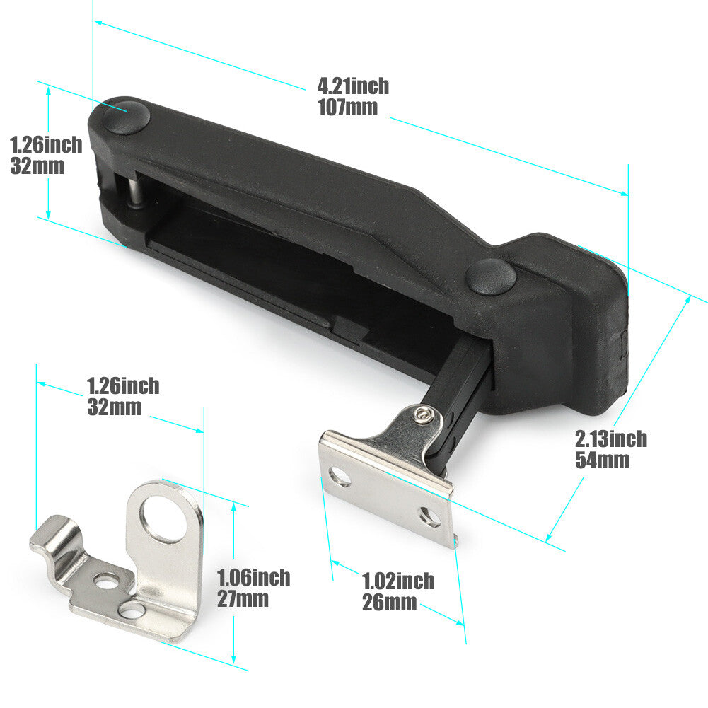 ya 5 8.7 2x 1002069 Front Storage Cargo Rubber Latch for Polaris SPORTS for MAN 500 800 850