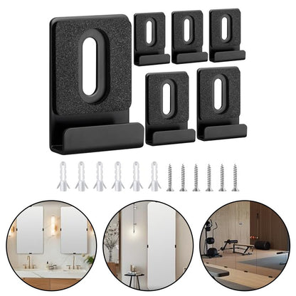 ya 26 Mirror Hook Clips Metal Mirror Clips Strong Load-ing Easy Installation