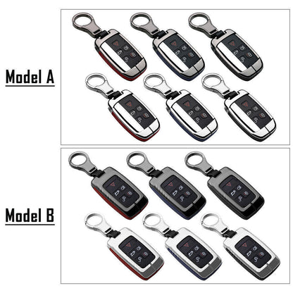 ya 5 8.7 for Land Rover Discovery for Range for Rover / for Jaguar Leather Key Fob Case Cover Shell