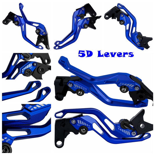 ya 8 5.26 for Yamaha TDM 900/BT1100 Bulldog/MT03/XT660Z Tenere 5D Brake Clutch Levers CNC