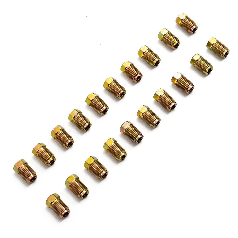 ya 10 5.28.3 20x Brake Line Fitting Kit For Inverted Flares 3/16 Tube Metric End Union Nuts