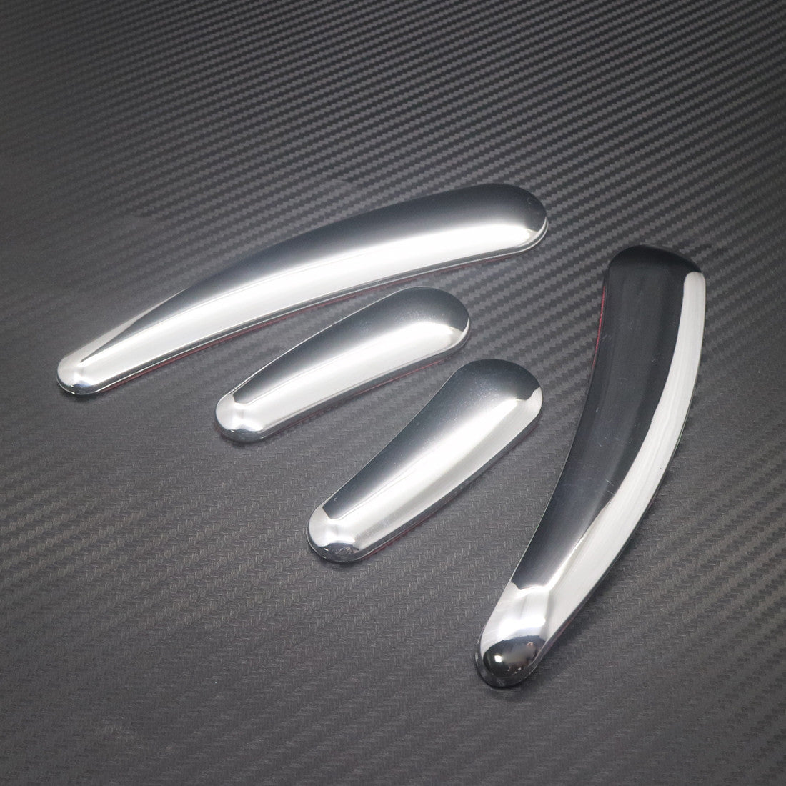 ya 5 8.7 Chrome Curved Swingarm Frame Cover Insert for Harley Softail Models 2008-2016