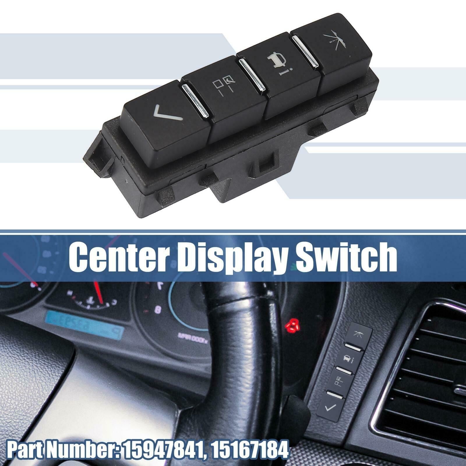 ya 1 8.5.3 For Silverado for Sierra for GMC DIC Driver Information Center Switch 15947841 2007-2013