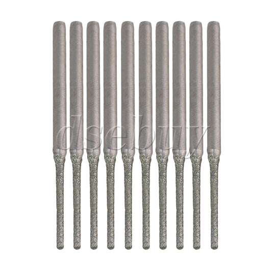 ya 25 10 Pcs 1.2mm Diamond Coated Hole Drill Glass Ceramic Granite Marble Extended