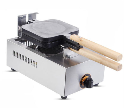 ya 25 Commercial Non-stick LPG Gas Lolly Waffle Maker Baking Machine 4pcs/time