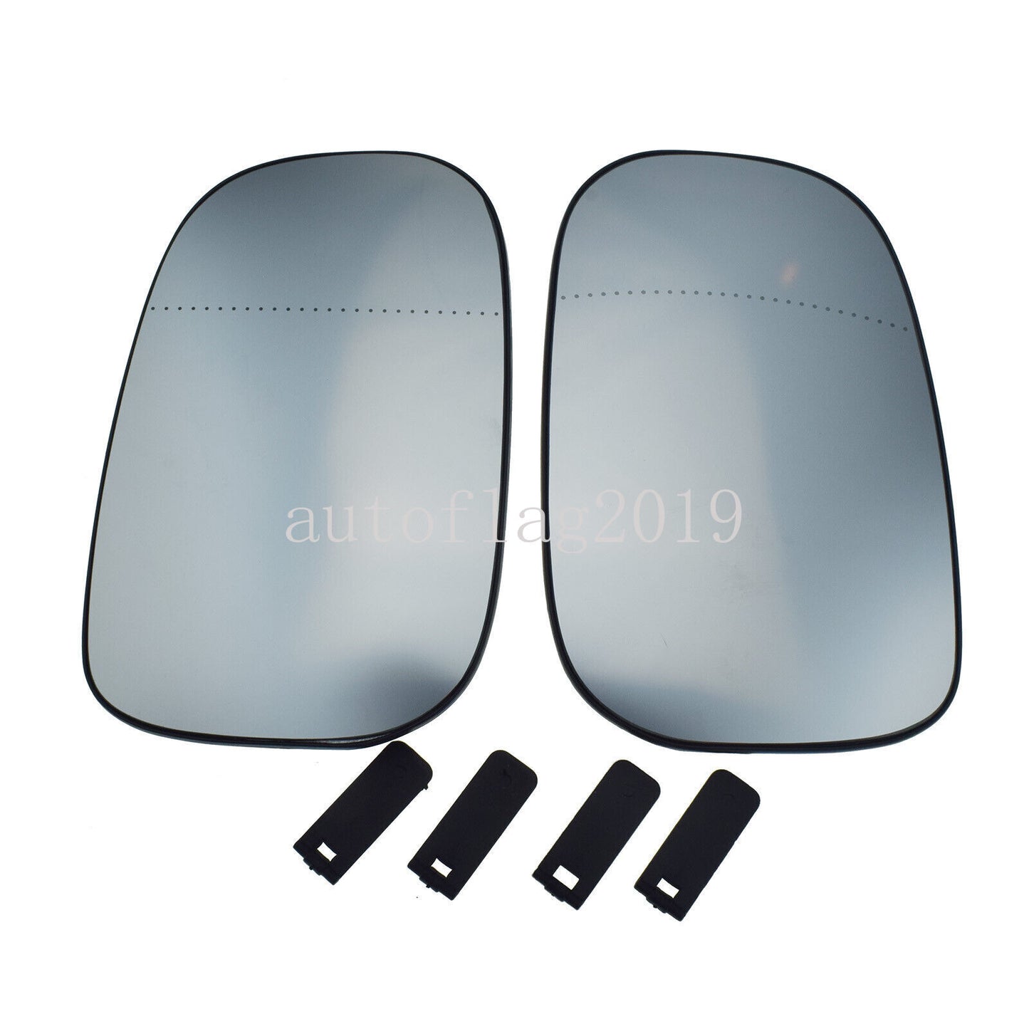 ya 1 8.12 baidi Suitable for Volvo S40 S60 C30 C70 V50 V70 2 pieces left and right mirror glass with back plate 