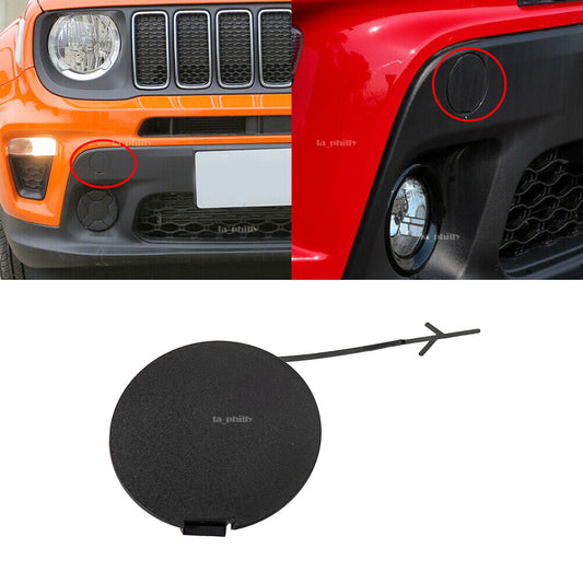 ya 27 6.18 Front Bumper Tow Hook Eye Cap Cover For 2015-2019 for Jeep Renegade 5XB38LXHAA