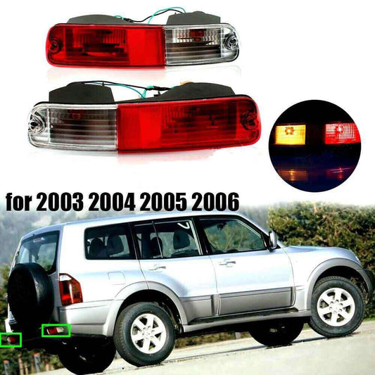 ya 1 8.5.2 L&R Rear Tail Bumper Fog Light For Pajero MONTERO Shogun V73 V75 V77