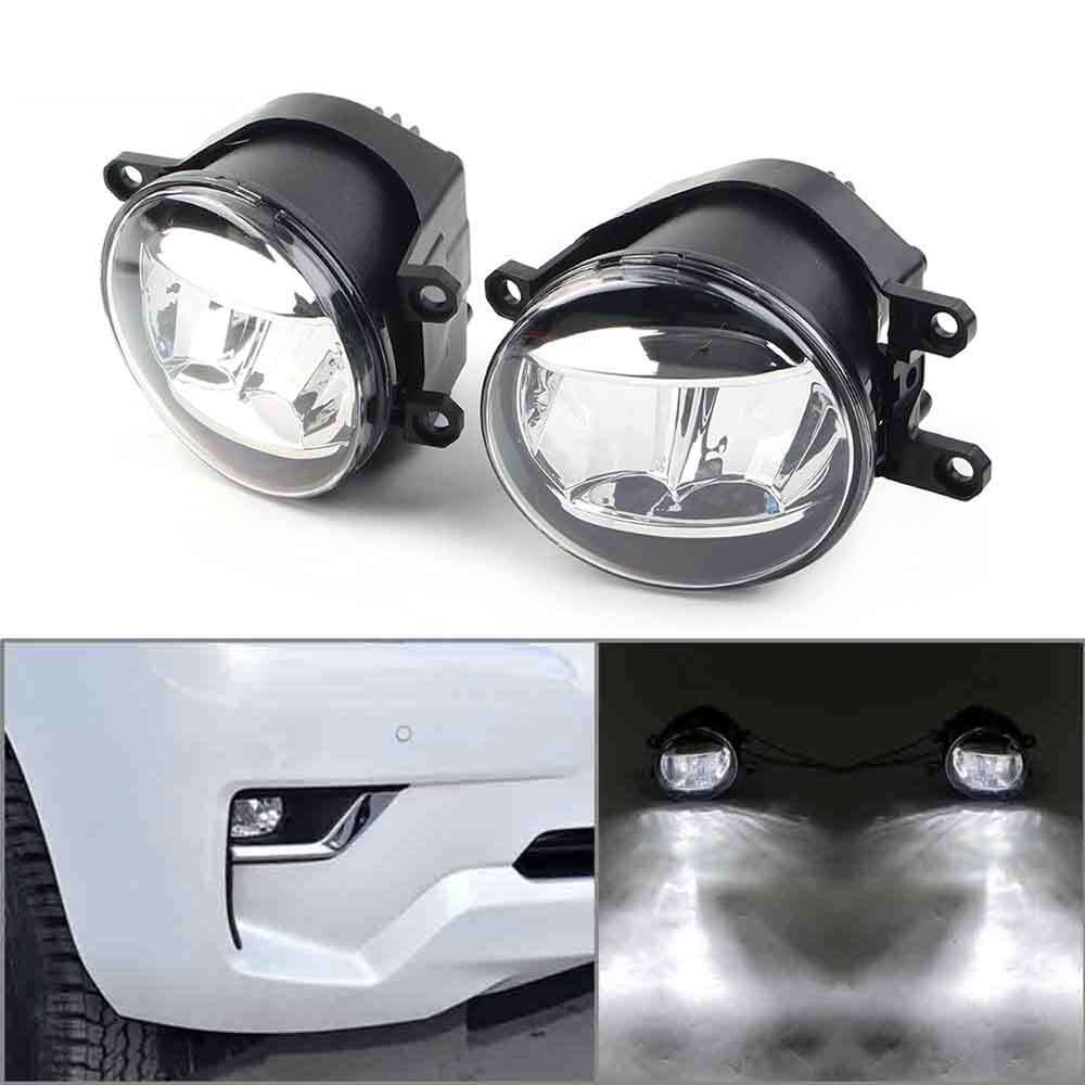 ya 1 8.5.3 LH & RH LED Fog Lights Bumper Driving Lamps For RAV4 Tacoma Tundra for Camry