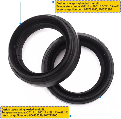 ya 5 8.7 2PCS Front Drive Axle Seals Set for Subaru for Impreza WRX STi 806735300 806735290
