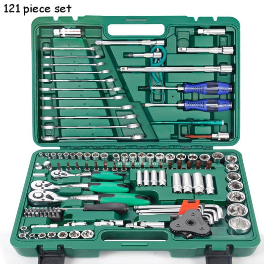 ya 26 7.28.3 Auto Repair Tool Box Sleeve Wrench, Car Repair Kit Ratchet Repair Hand Toolsa