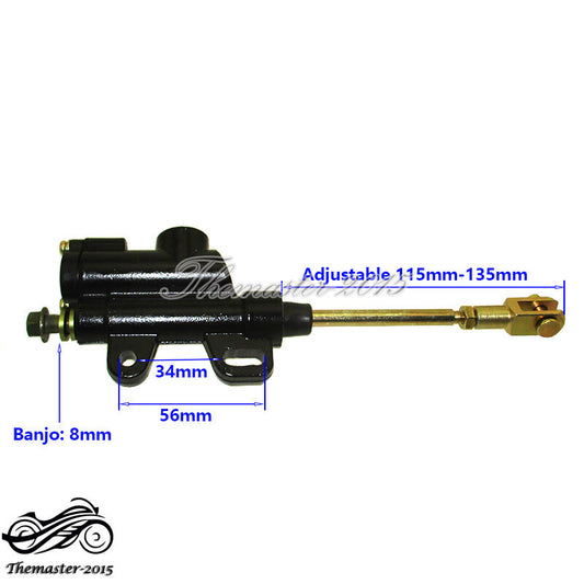 ya 1 7.8 8mm Rear Brake Master Cylinder Pump For Pit Dirt Bike ATV Quad