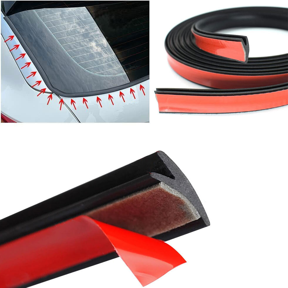 ya 5 8.7 9.84ft for Nissan Kicks Rear Windshield Weather Stripping Seal Y-Shaped Rubber
