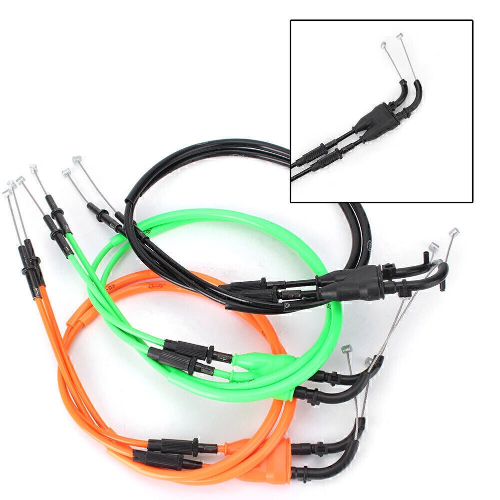 ya 5 8.7 2xMotorcycle Throttle Cable Accelerator Wire Line Fit for Kawasaki ZX-6R 09-16