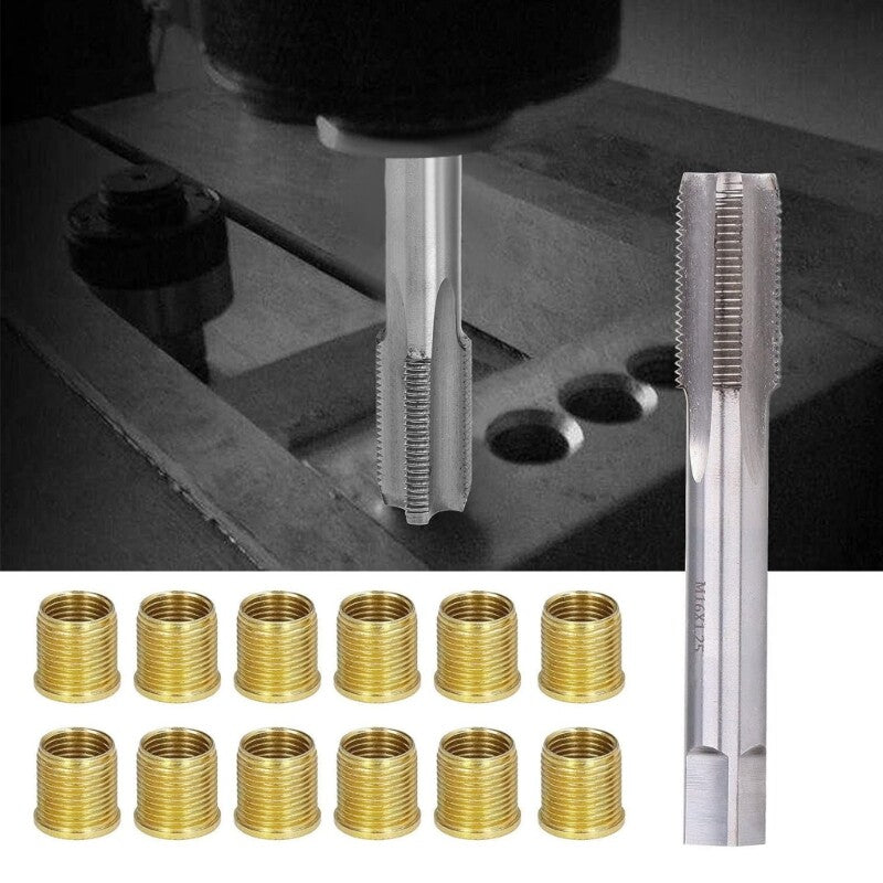 ya 14 Gasolines Engine Thread Hole Repair Tool For Restoring Damaged Thread Drill Bit