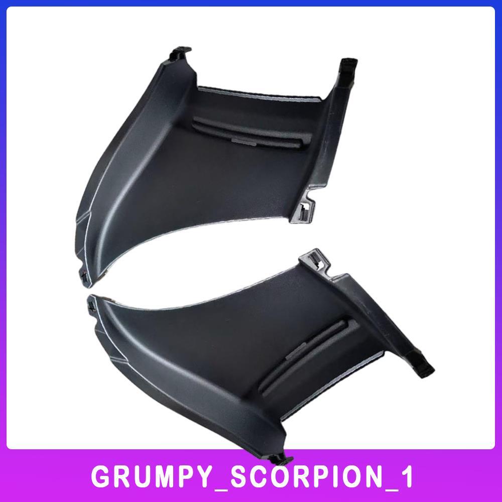 ya 27 6.18.2 One Pair Front Bumper Air Duct Cover Left Right for X5 F15 2014-2018 Black