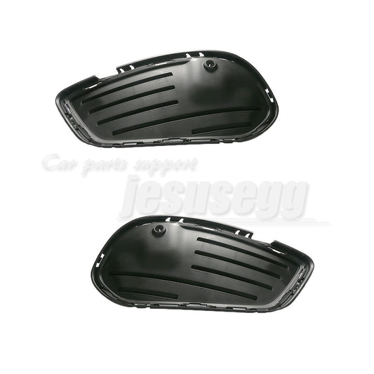 ya 27 6.18 2Pcs Front Bumper Fog Grille Cover for Mercedes-Benz C-Class W205 2015-2018