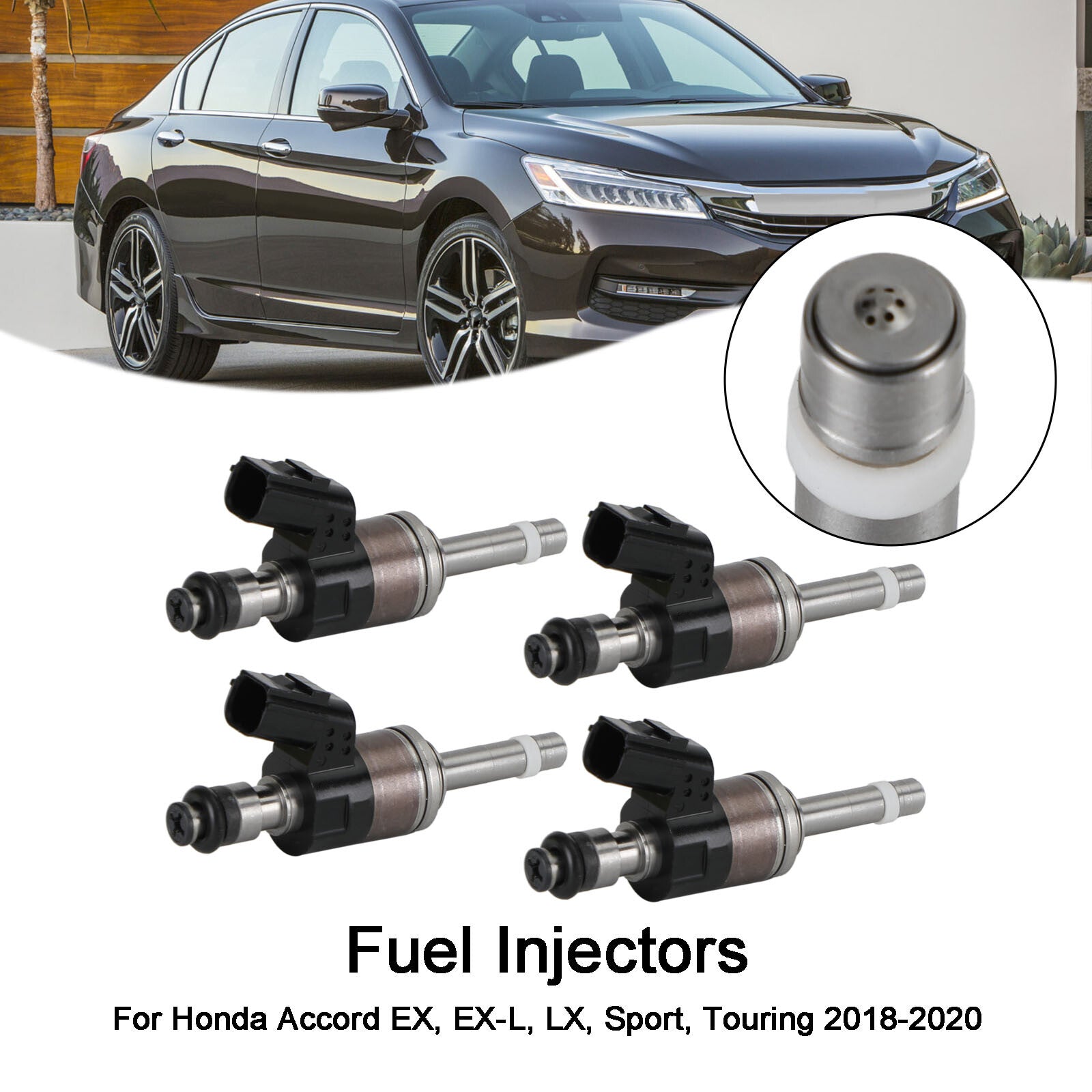 ya 1 8.12 baidi 4PCS Fuel Injectors 16010-5PA-305 for Honda Accord 2018-20 CR-V 2017-20 1.5L U1