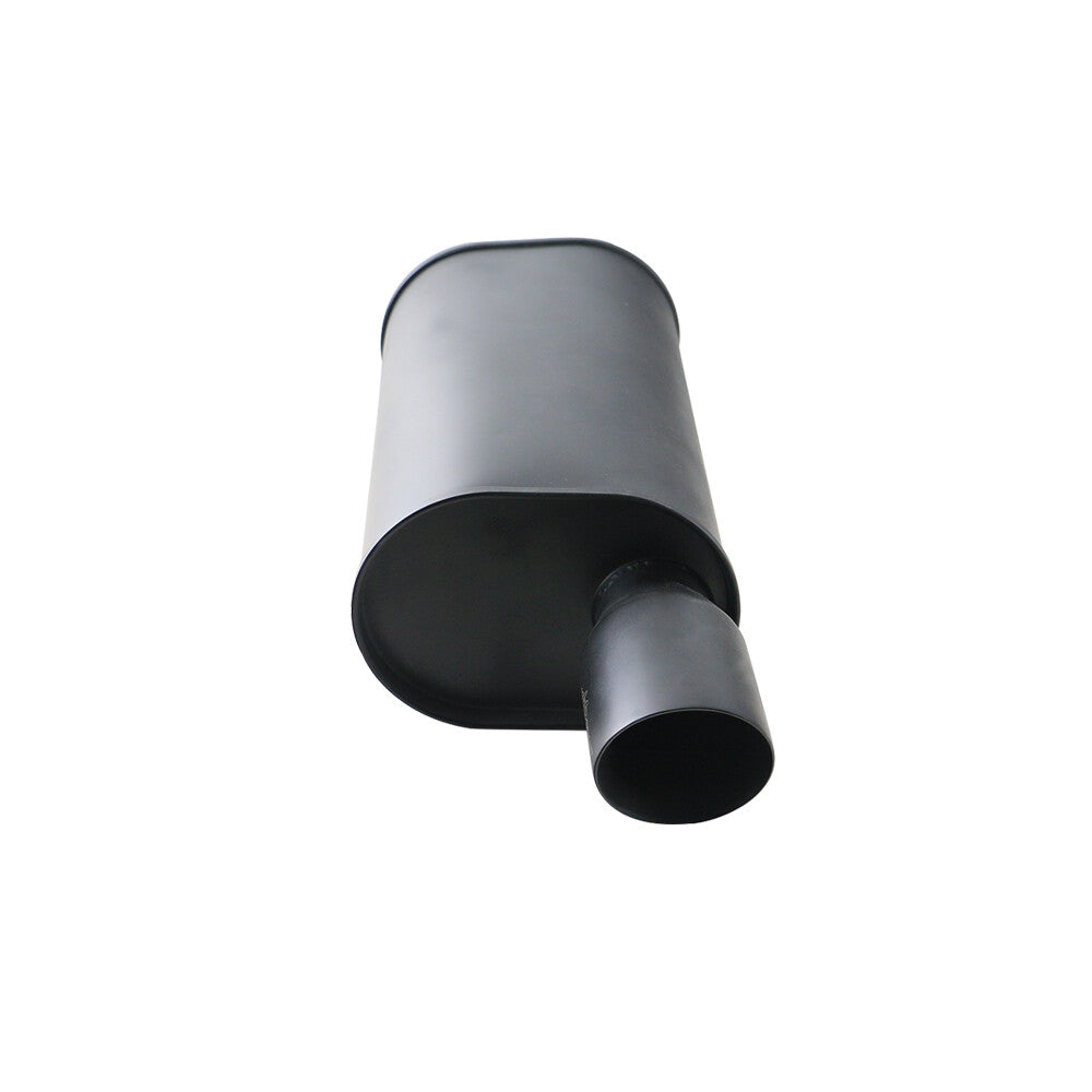ya 1 7.4 Mufffler Tip 2.5'' iD Sport Sound Muffler 1.5mm 3.5'' OD Matte Black