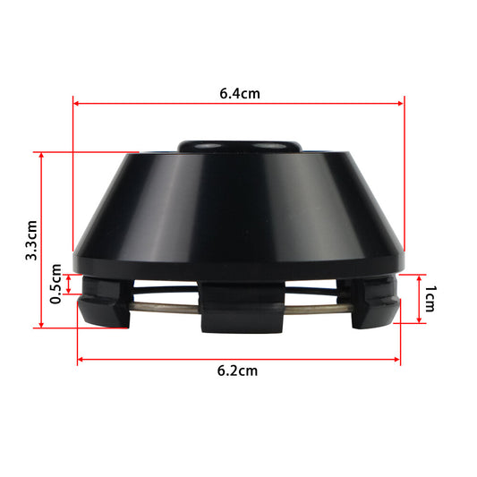 ya 1 7.4 1Pc 61mm Wheel Hub Center Cap Cover Hubcaps Rim Car Hubcap Black Racing B-Type