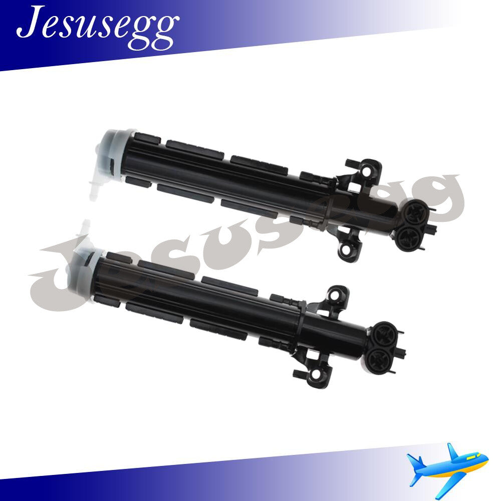 ya 13 5.27.2 2pcs Washer Fluid Jet- Headlight Cleaning 31391838 for Volvo S60 Mk2 Black RH+LH