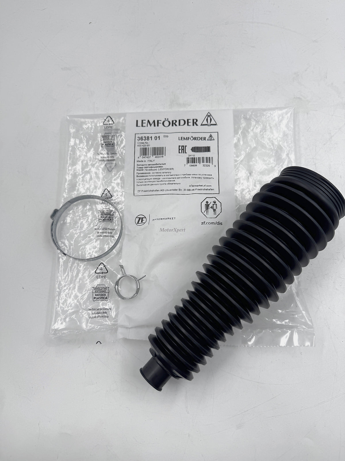 ya 5 8.7 4G0423831 OE ZF Lemfor Forder Rack and Pinion Bellow Driver Side for Audi A4 A5 A6