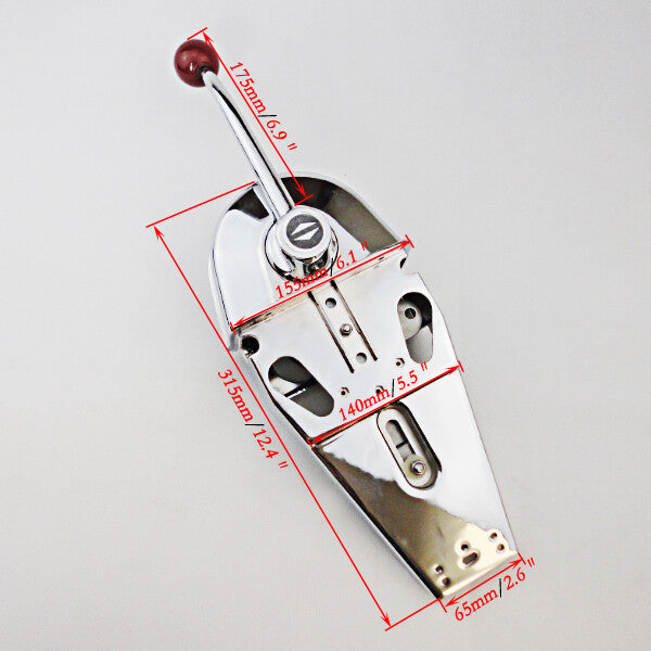 ya 1 7.4 1xDurable Single Lever Top Mount Engine Control Teleflex Morse MT2 MT3 33C Parts