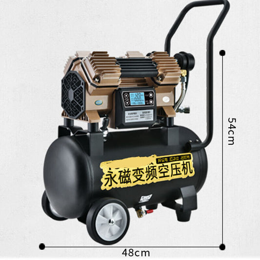 New Magnet Variable Frequency Air Compressor Oil-free Woodworking Spray Paint