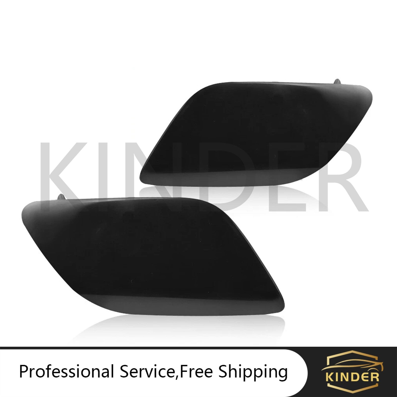 ya 27 6.18 Front Bumper Headlight Washer Cover Nozzle Cap Left+Right for Audi Q7 2010-2015