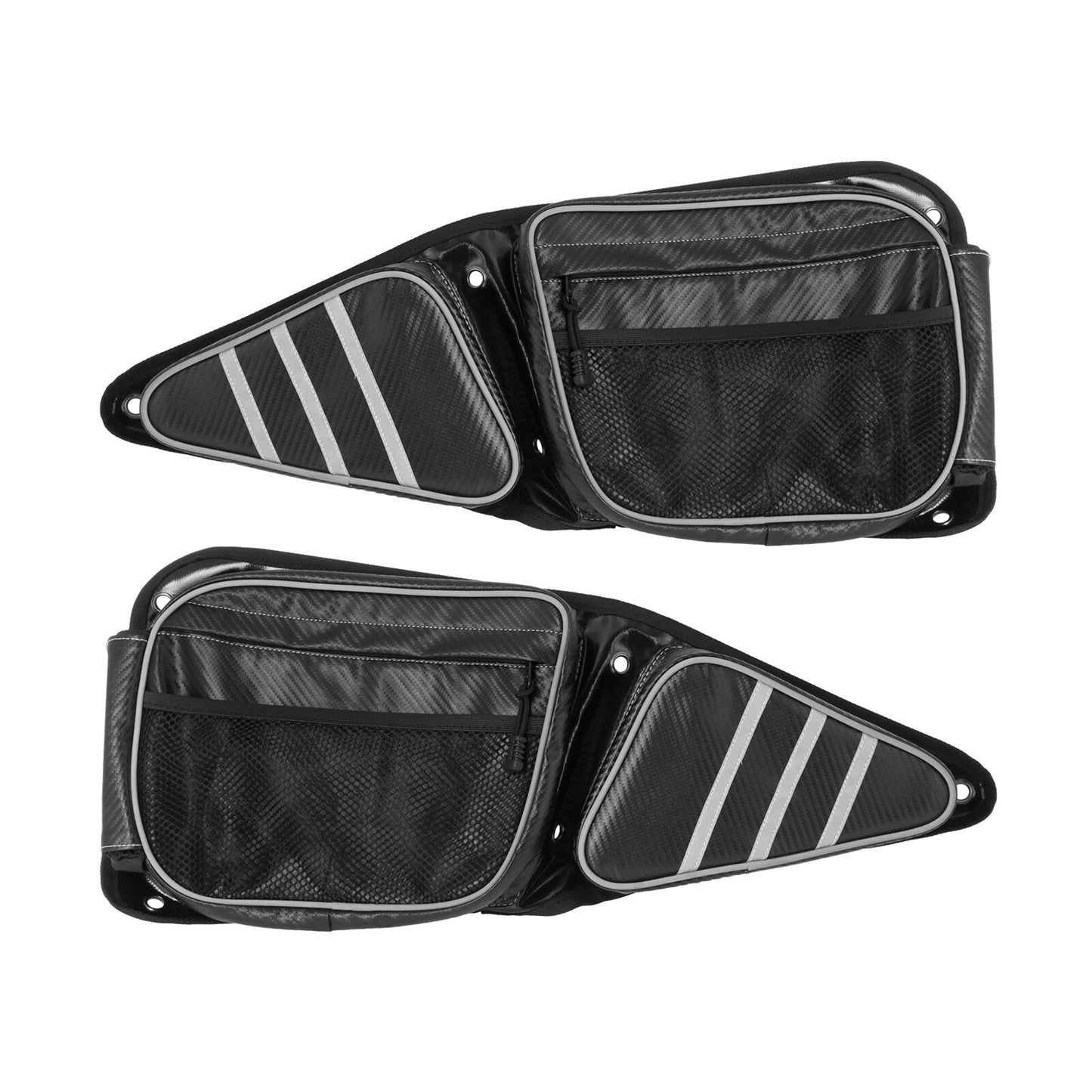 ya 5 8.7 UTV Front Side Storage Door Bags w/ Knee Pad for Polaris RZR XP 1000 900 Turbo S
