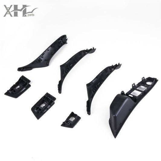 ya 8 5.26.2 Black Door Handle Recessed Grip Switch Panel Set for BMW 520d 528i 530i 535i