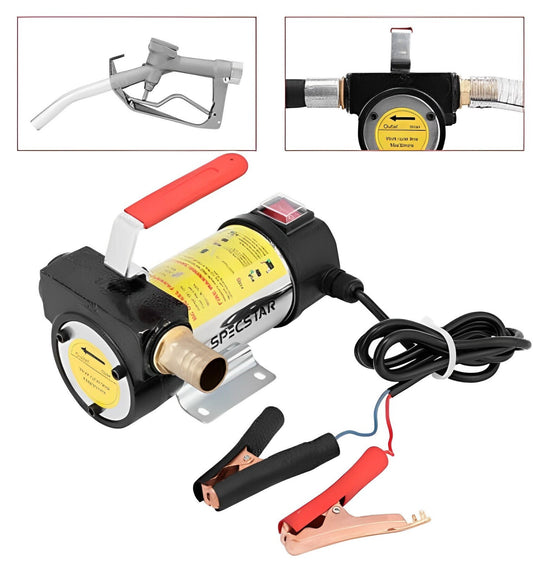 Portable DC 12V Electric Fuel Transfer Pump Kerosene Oil Diesel Commercial Auto